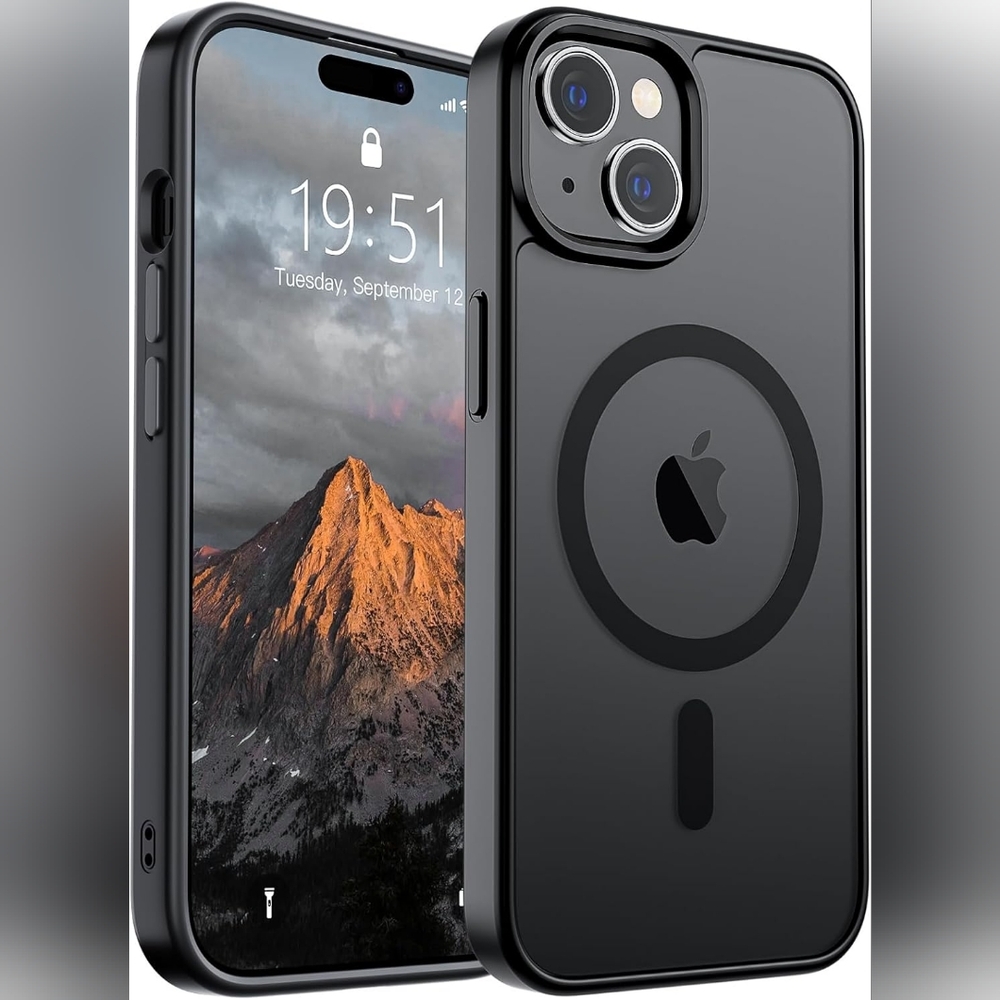 SUPFINE Magnetic for iPhone 15 pro Case New Nwt Blacl